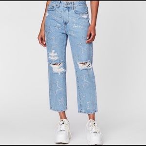 Carmar star-studded jeans